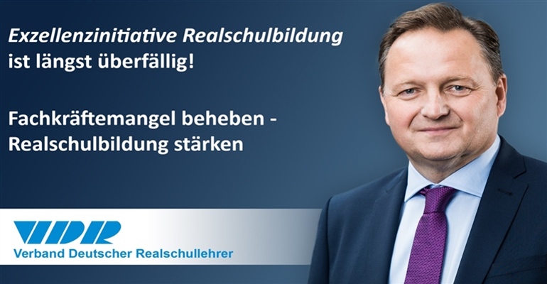 Fachkräftemangel beheben - Realschulbildung stärken