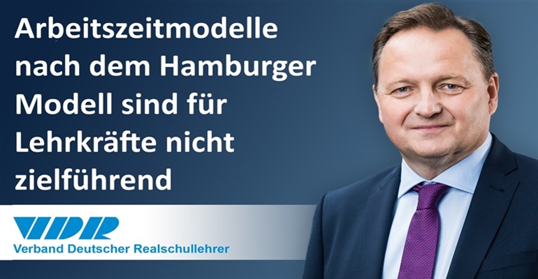 VDR-Statement: Arbeitszeitmodelle für Lehrkräfte nicht zielführend